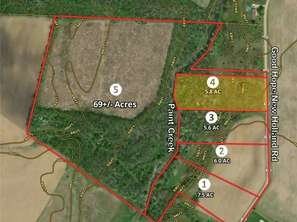 TRACT Four Good Hope New Holland Rd, New Holland, OH 43145