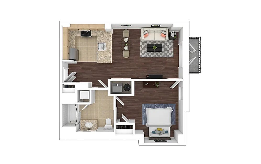 Floor plan A5 - Renovated