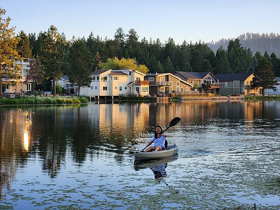 Kayaking in Lake Tallac
