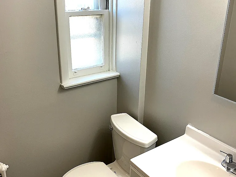first floor bathroom and sink