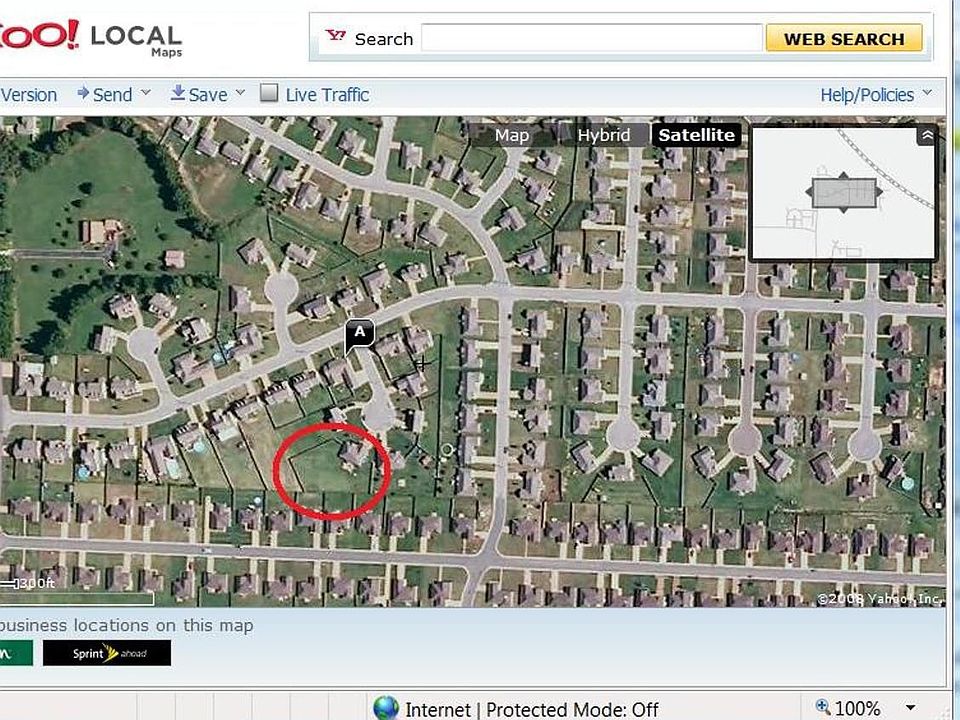 Satellite Photo from Yahoo Maps.