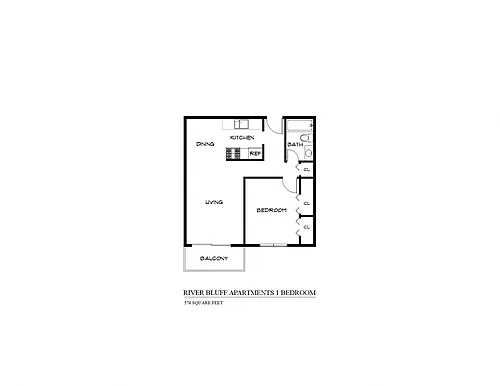 Floor plan One Bedroom