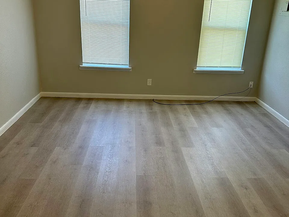 New vinyl plank flooring throughout