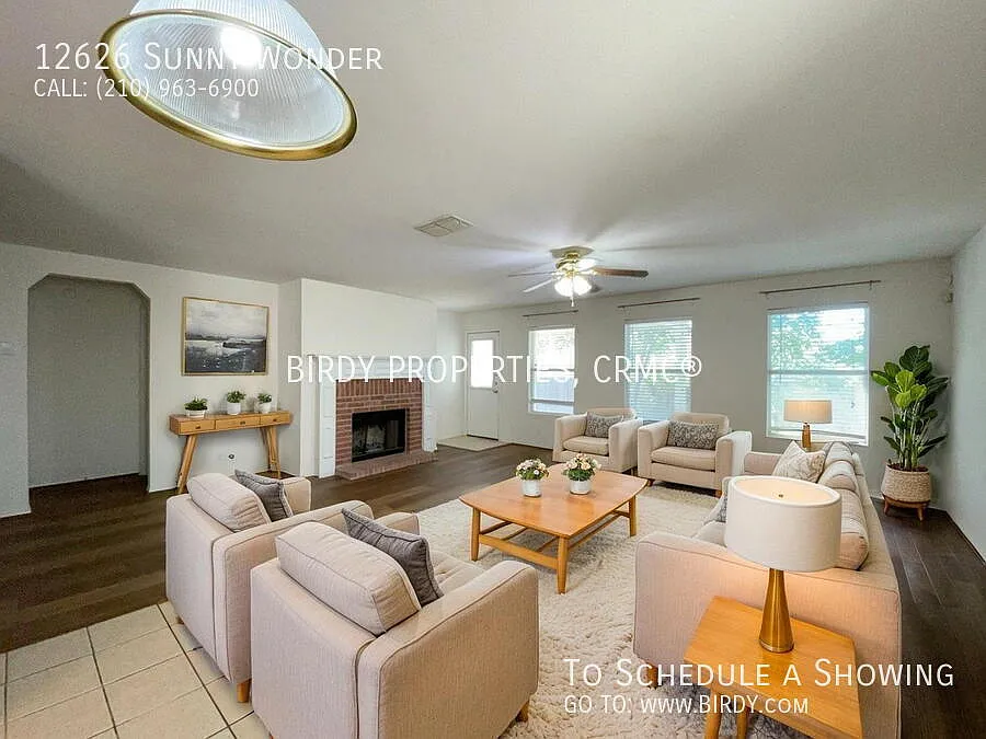 "Charming 4-Bed Oasis with Fireplace at 12626 Sunny Wonder, San Antonio!" — Photo 4