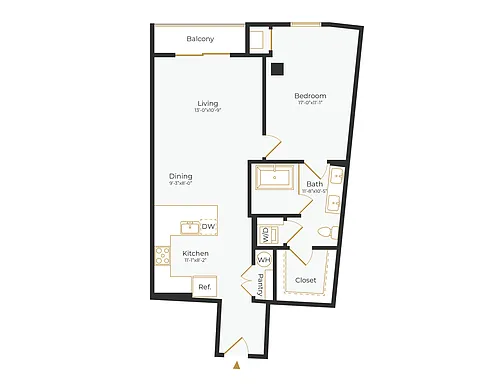 Floor plan A22