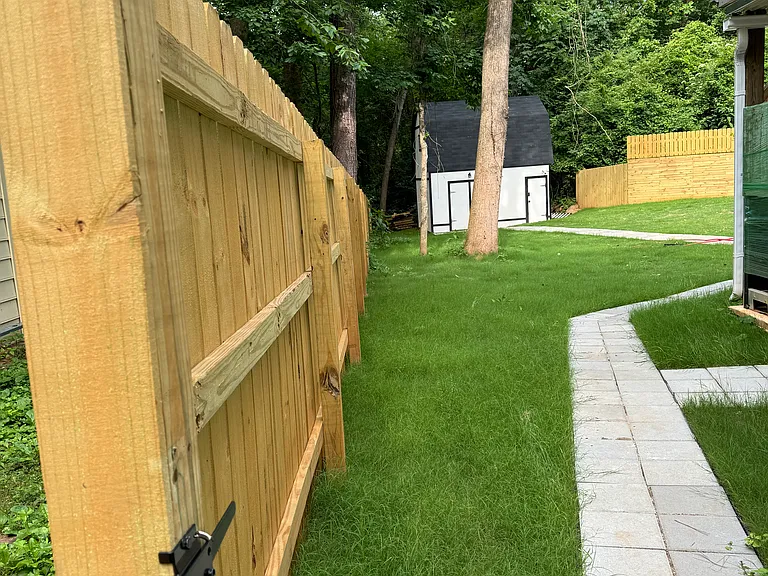 Shared backyard