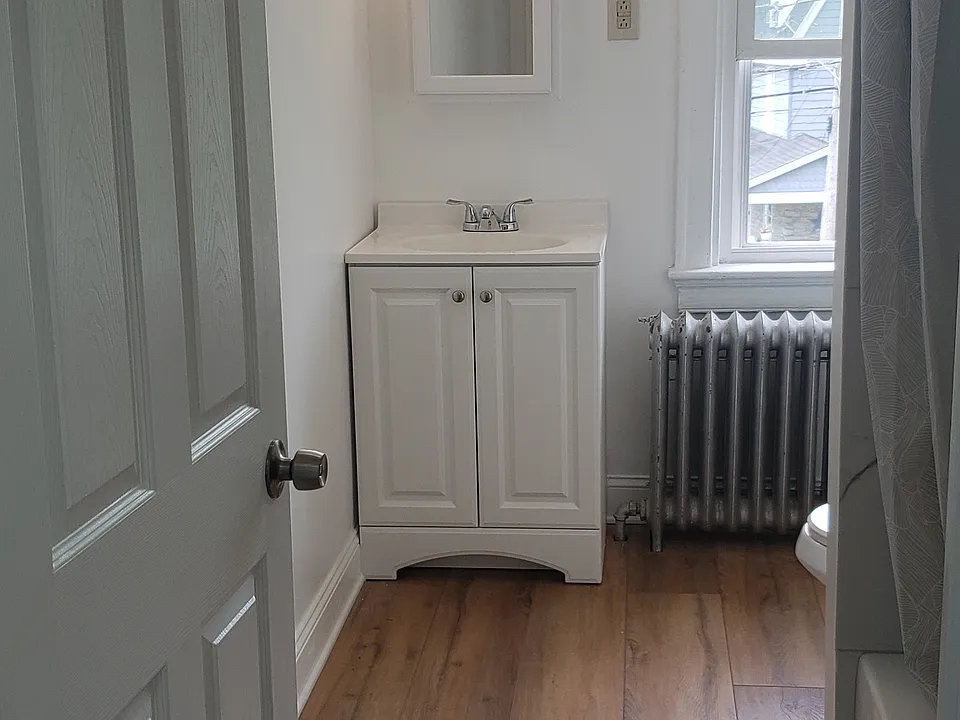 Bathroom - new vinyl plank floors