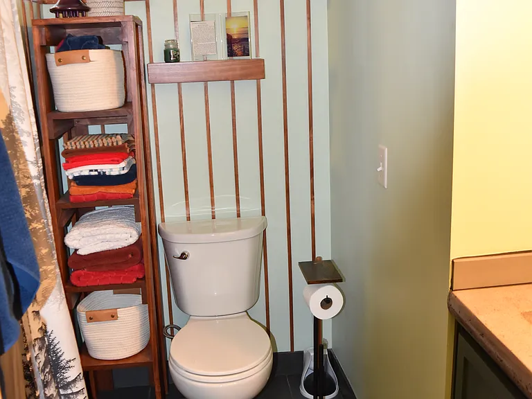 Basement bathroom