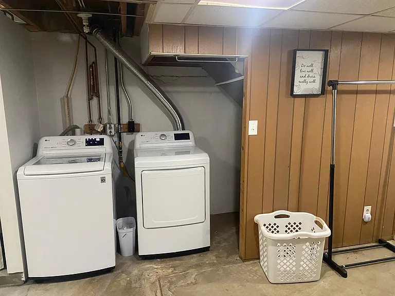 Washer and dryer- included