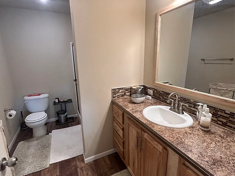 Ensuite bathroom of the master bedroom