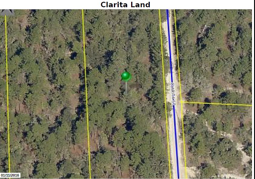 Aerial View with green pin