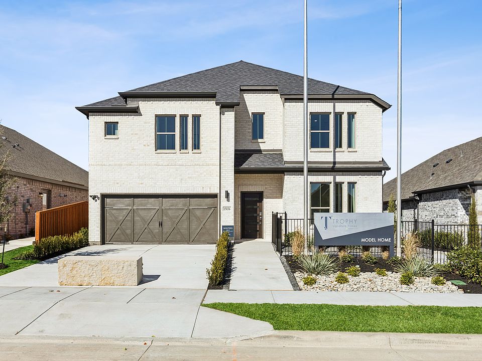 Morningstar Winters Model Home in Aledo TX by Trophy Signature Homes