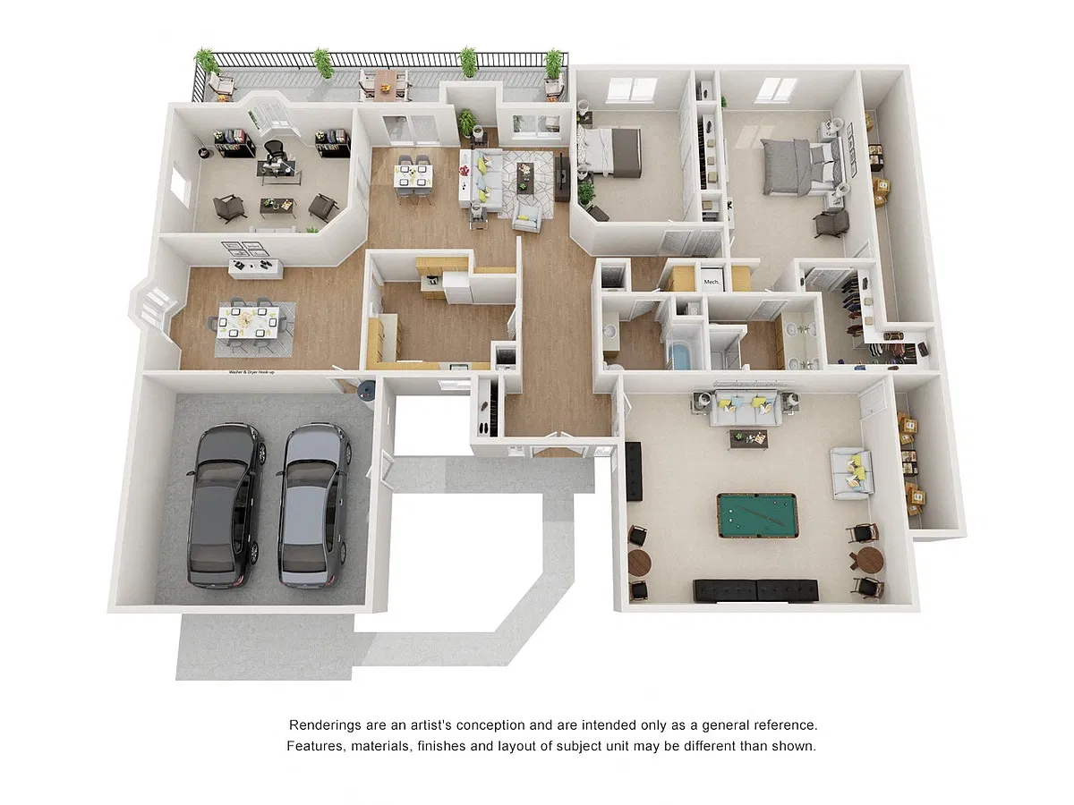 Floor plan Mission