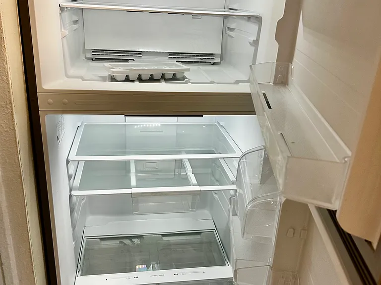Brand new stainless steel refridgerator, stove oven, and range hood included.