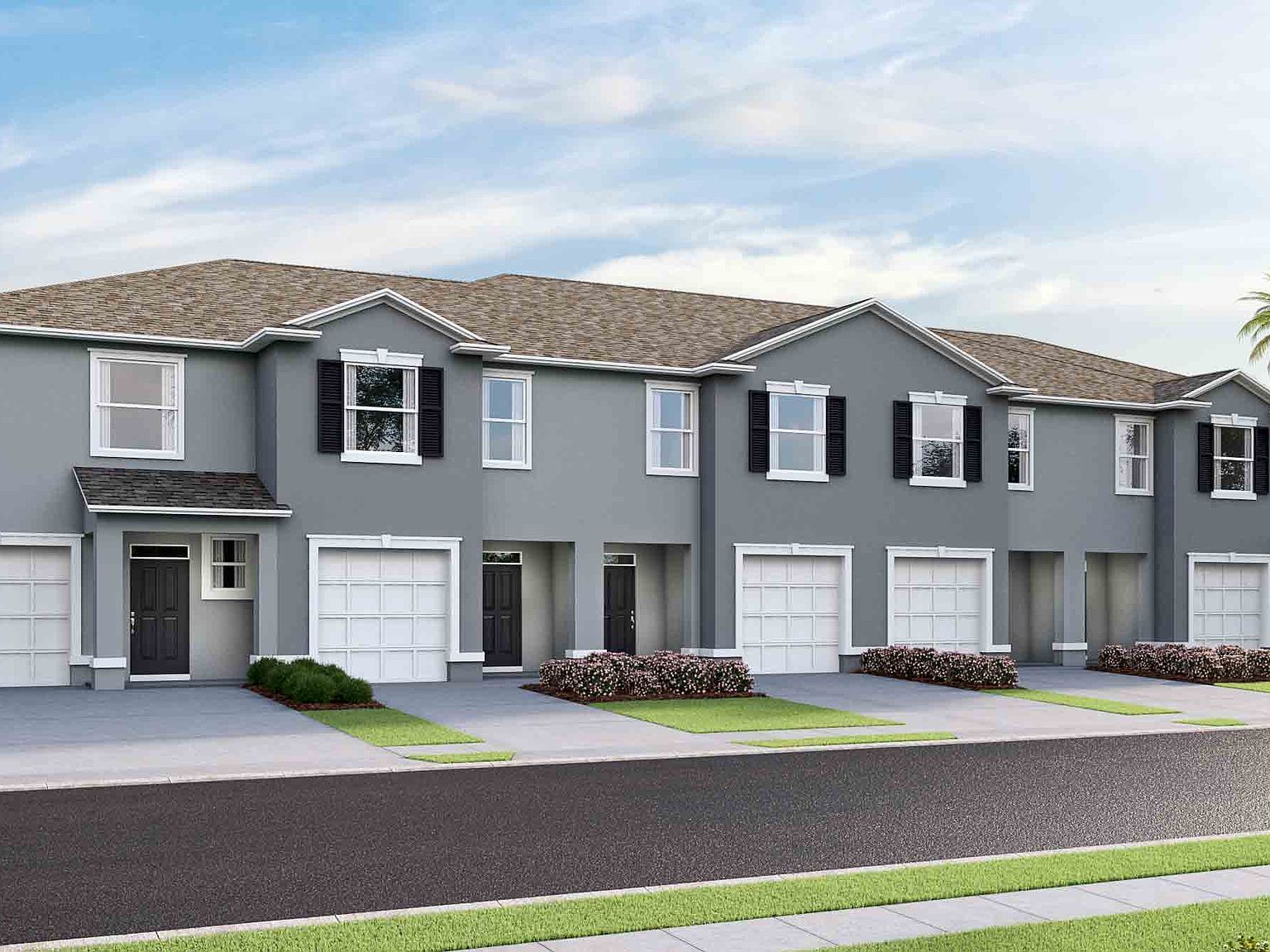 Vale Plan, Meadow Ridge Townhomes at Epperson, Wesley Chapel, FL 33545