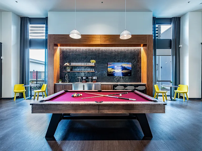 Game Room with Billiards