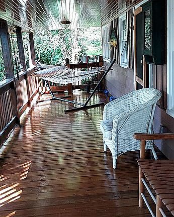 An amazing 40ft porch