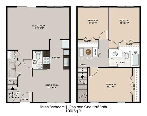 Floor plan 3 Bedroom