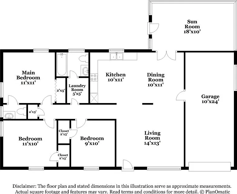 3 bed, 1.5 bath, 1040 sqft, $1,695 — Photo 2