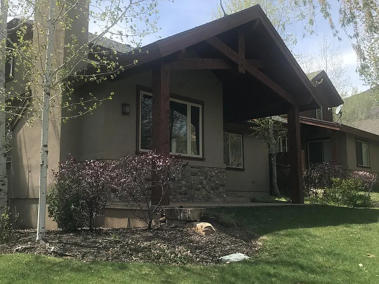 Back View/Covered Patio area