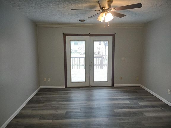Dining room with french doors to deck