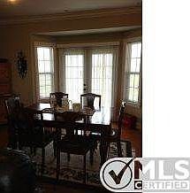 Dining room with french doors