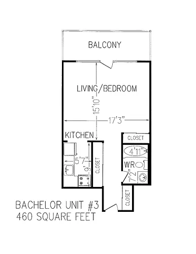 Floor plan Bachelor