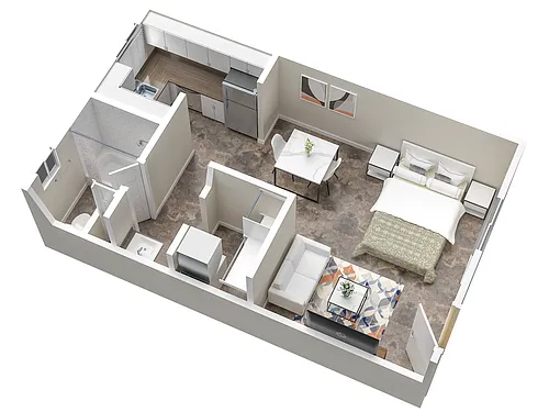 Floor plan Studio