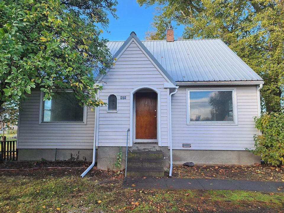 House is back off the street with parking