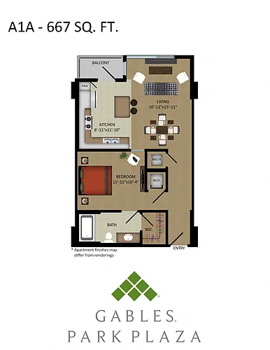 Floor plan A1A