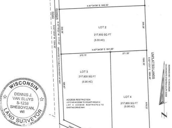 Lt4 HIGHWAY H, Fredonia, WI 53021