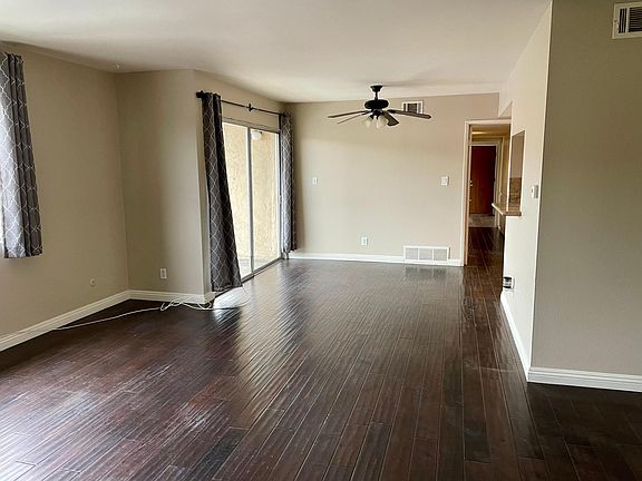 Living room and dining area