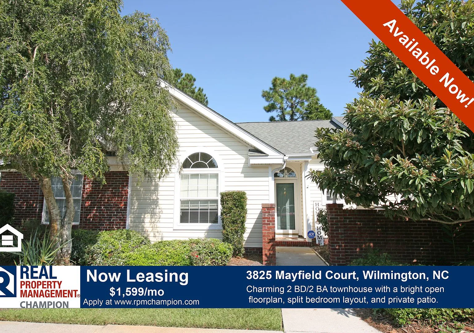 Charming 2 BD/2 BA Townhouse w/Split Bedroom Layout and Private Patio — Photo 1