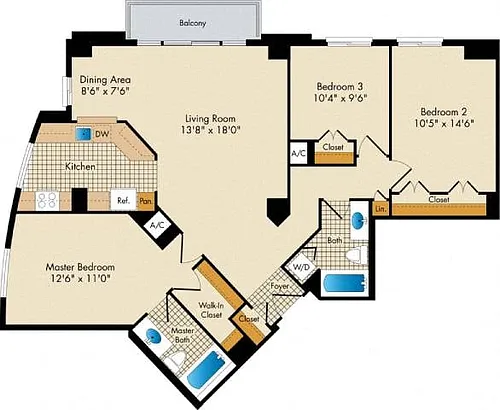 Floor plan Cabot