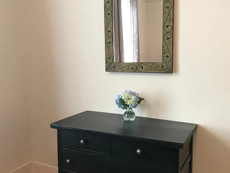 Bedroom 2- dresser and mirror