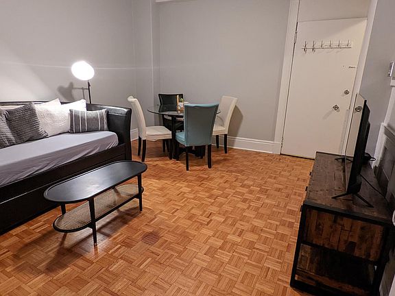 Living area, furniture and TV included
