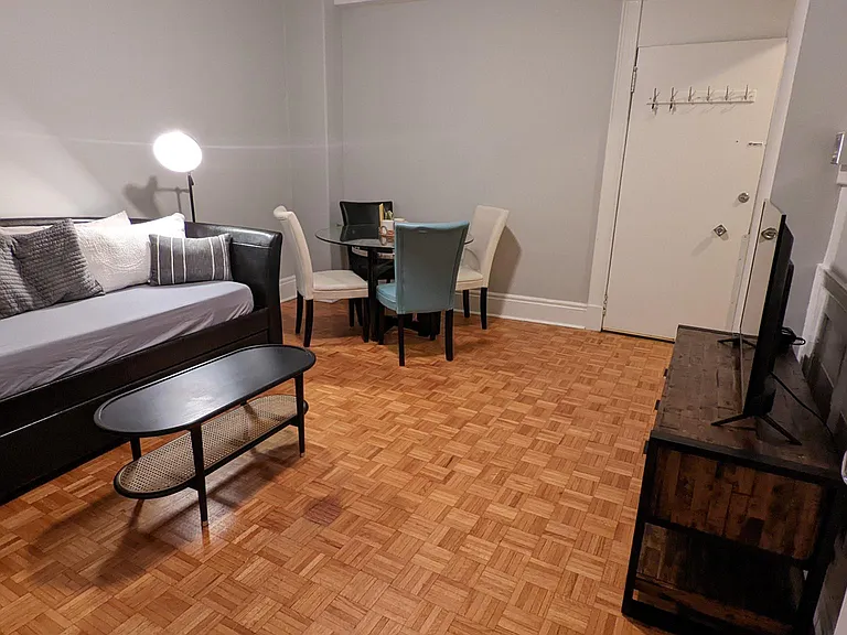Living area, furniture and TV included