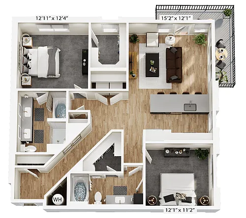 Floor plan B21