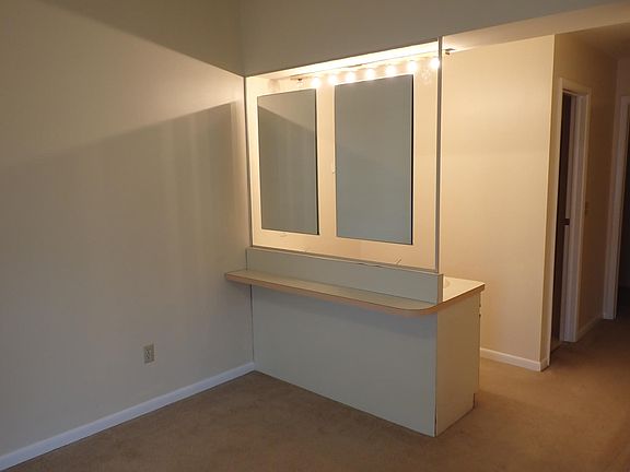 Master bedroom with a view toward the master bath.