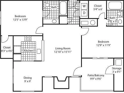 Floor plan B2-Classic