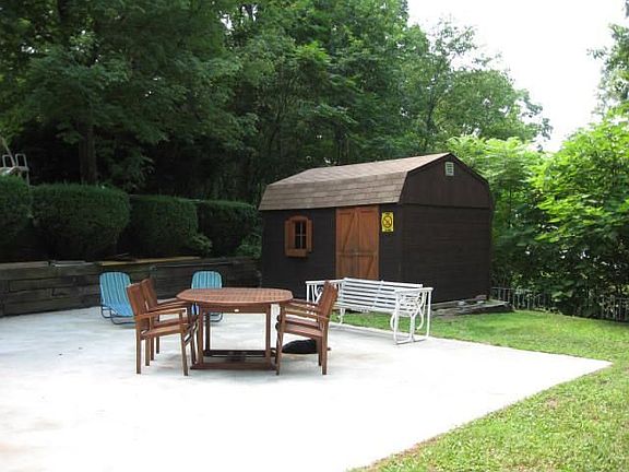 Patio/shed/wood views