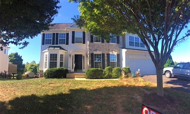 Stone front with bay window