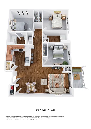 Floor plan Three Bedroom