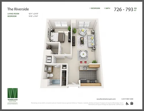 Floor plan The Riverside