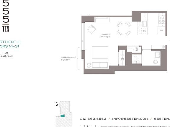 2nd image of 555 10th Ave APT 18H