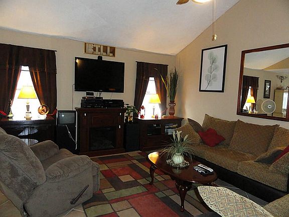 Two windows and portable fireplace if you want it to stay.