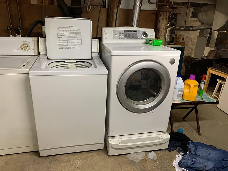 Dedicated washer-dryer for each unit