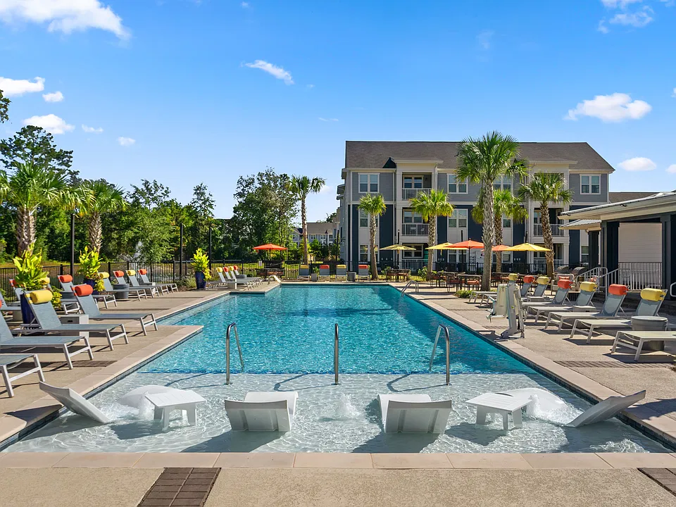 Soak up the sunshine by the sparkling pool.