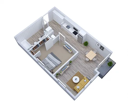 Floor plan Fanback
