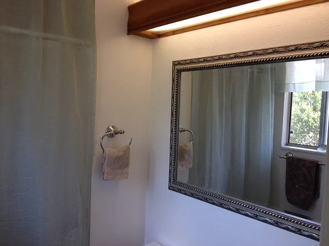 Bathroom Mirror in Queen bedroom upstairs (private bathroom).